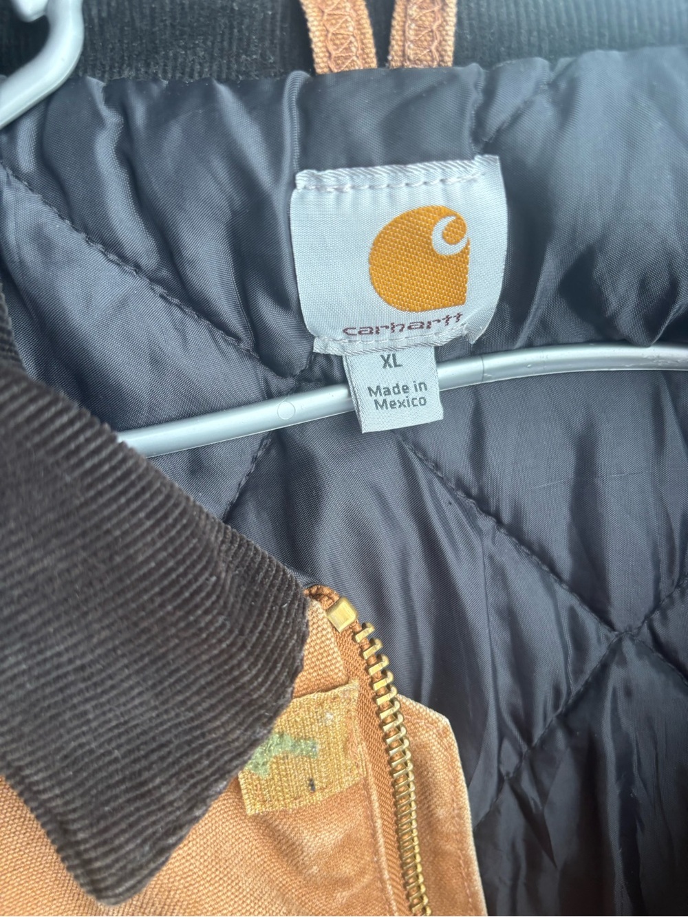 Carhartt mens Brown Duck Active Jacket - Picture 4 of 7